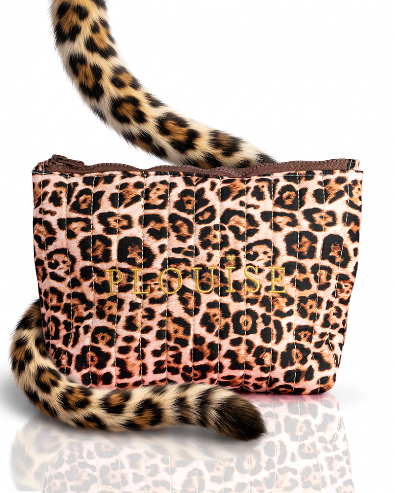 Cheetah Soft Savage 豹纹刺绣化妆包