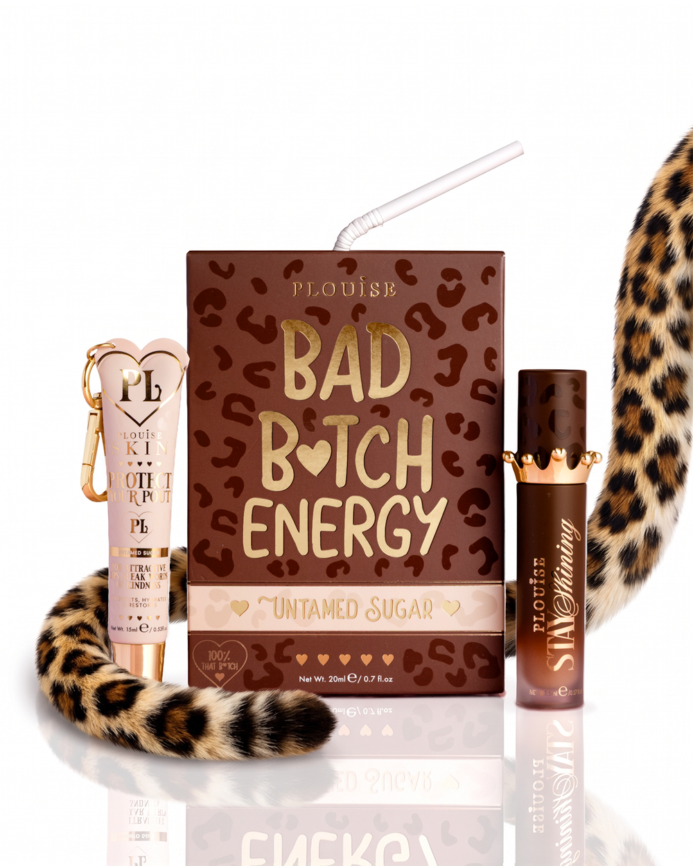 Cheetah Bad Bitch 能量护唇膏和唇油二重奏