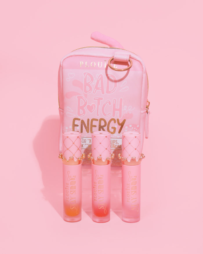 Gloss Boss Stay Shining 唇油三件套及袋装