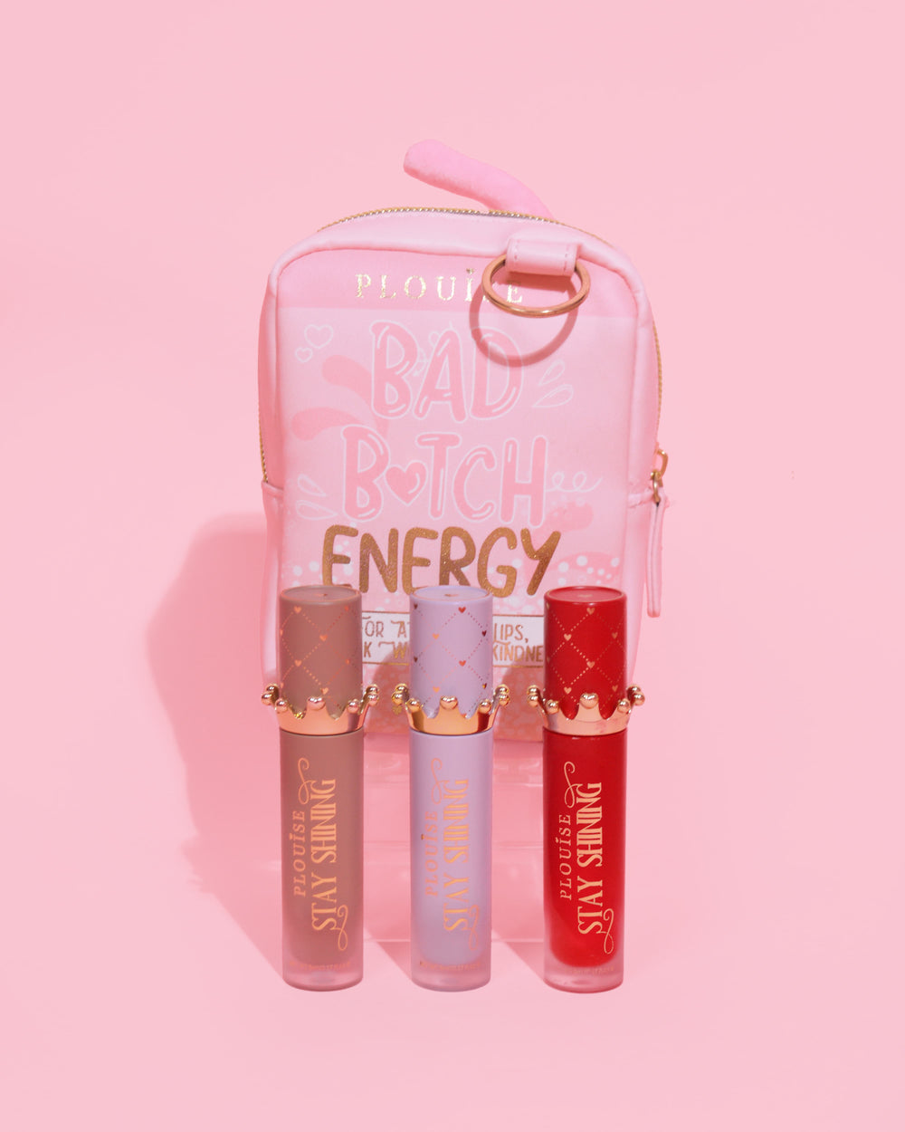 Gloss Boss Stay Shining 唇油三件套及袋装
