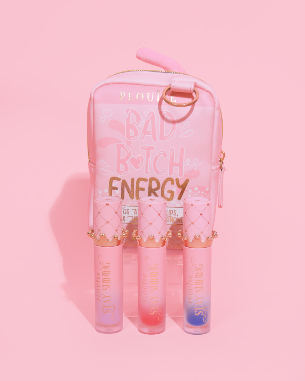 Gloss Boss Stay Shining 唇油三件套及袋装