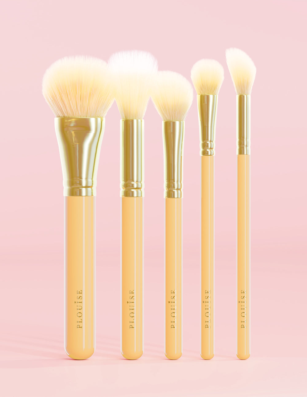 Contour Crunch 5 件套黄色面部刷套装