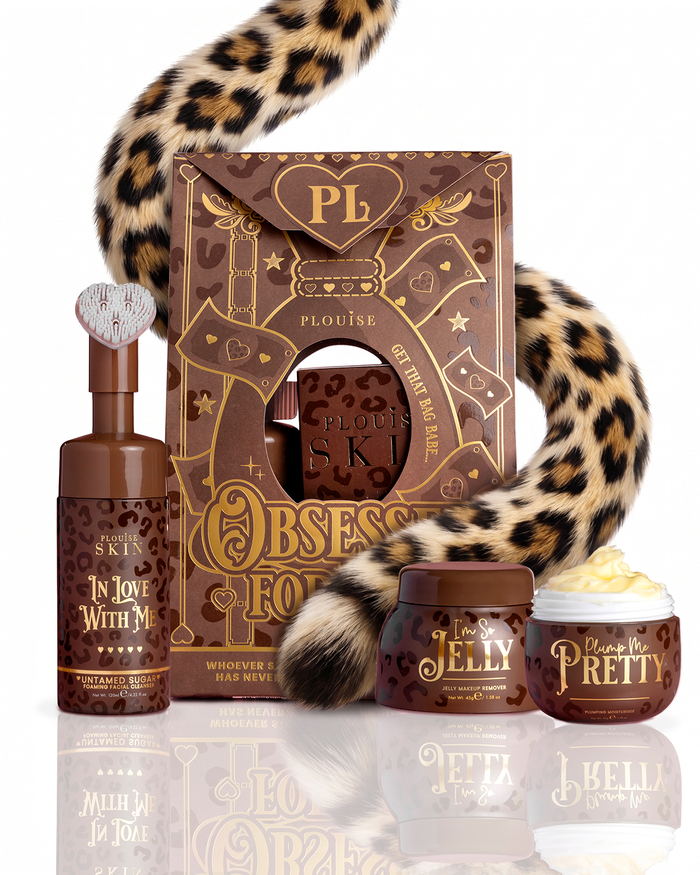 Cheetah 痴迷于较少的清洁和保湿套装