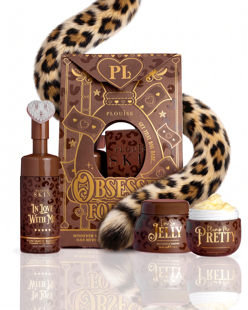 Cheetah 痴迷于较少的清洁和保湿套装