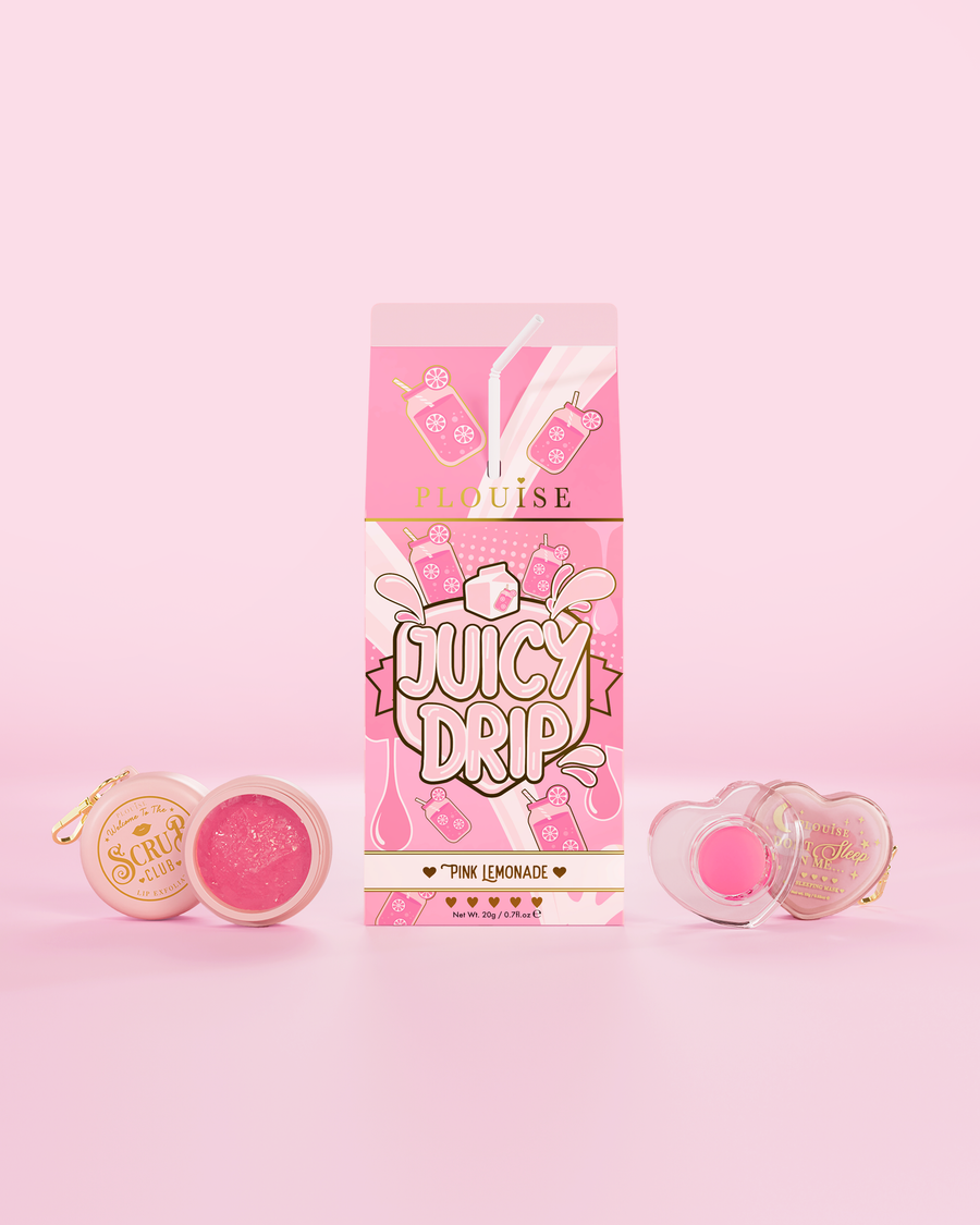 Juicy Drip 唇部磨砂膏和唇膜两件套