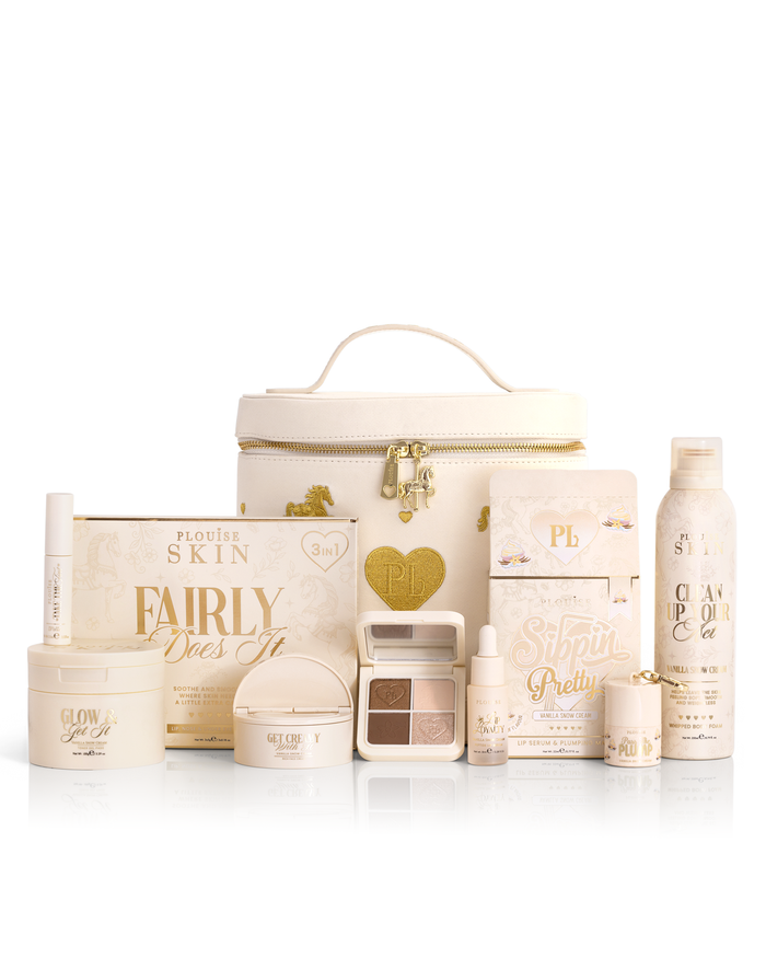 The Carousel Carry 7-Piece Beauty Gift Set - Vanilla Snow Cream
